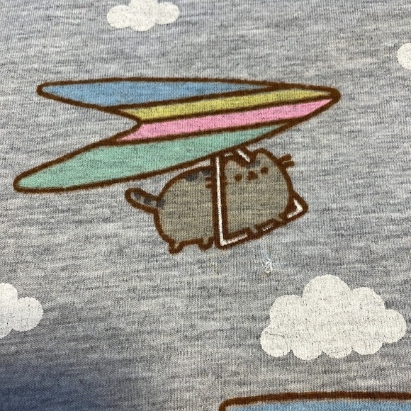 🌷3/$15🌷Pusheen The Cat All Over Print Sleeveless Tank Top - Picture 8 of 8